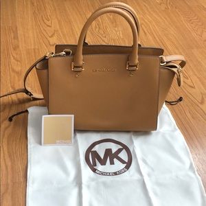 Michael Kors Selma Saffiano Leather Medium Satchel